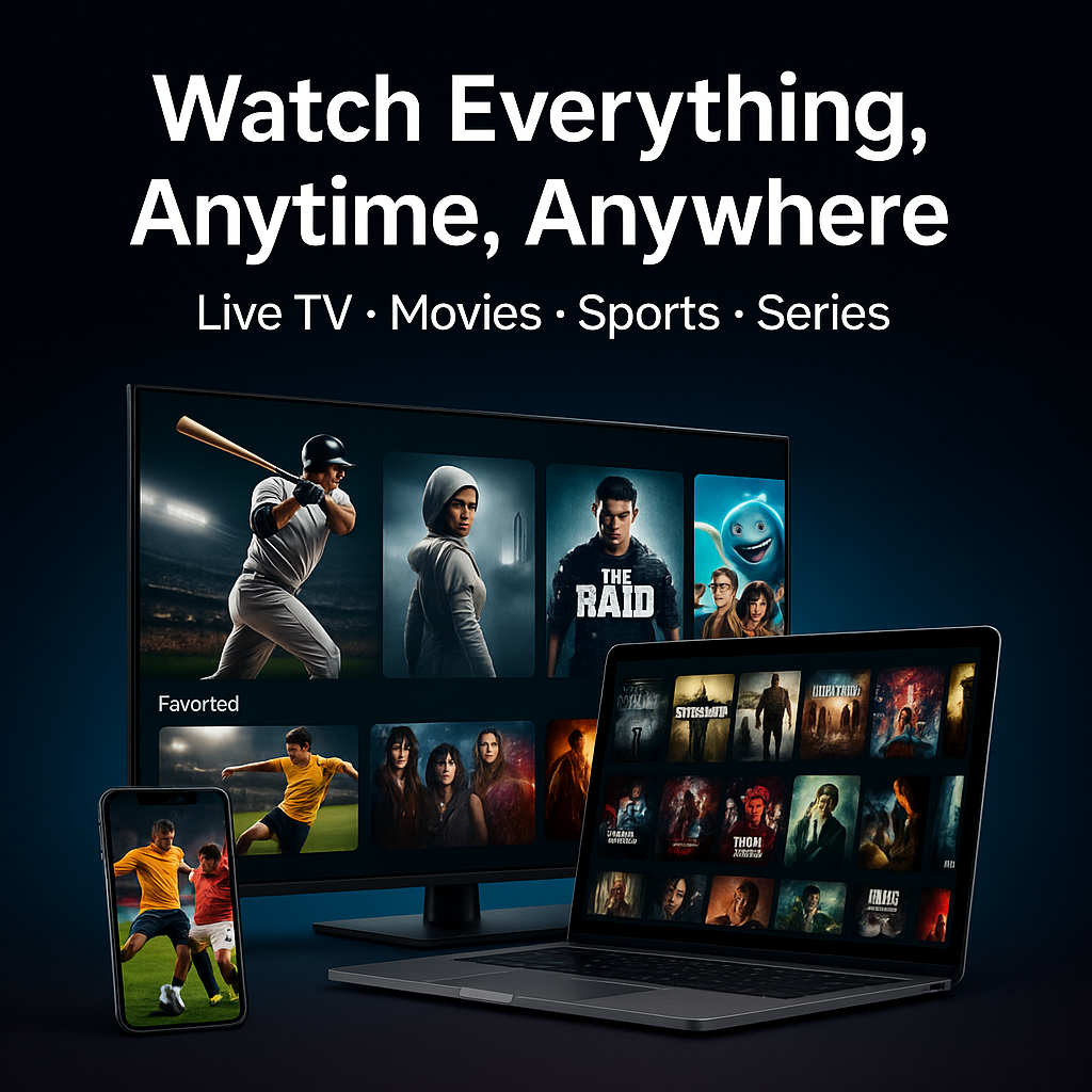 IPTV – Watch Live TV, Movies & Sports in One App